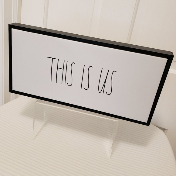 Magenta Other - "THIS IS US" WALL DECOR SIGN MEASURES 15 X 7 X 1.50